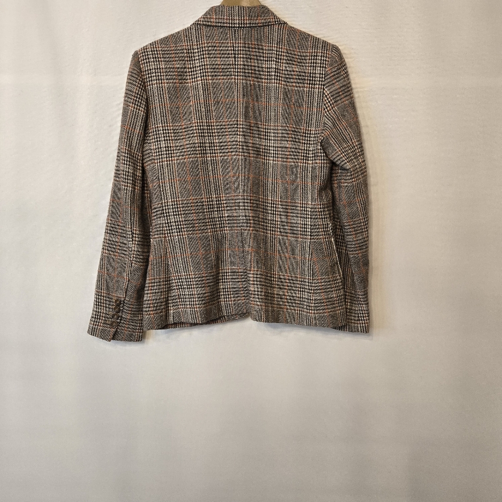 BB Dakota Women's Size S Brown tweed look button front Men's look blazer - Picture 7 of 10